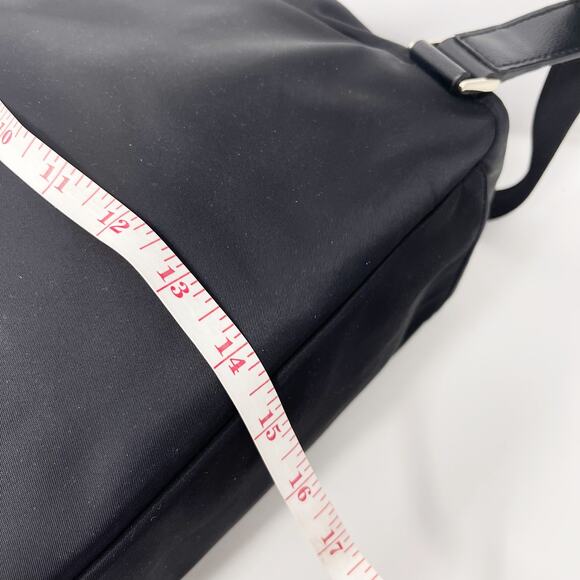 Kate Spade Black Dawn Backpack Nylon Zip Closure Front Pocket Waterbottle Slip - Picture 9 of 13